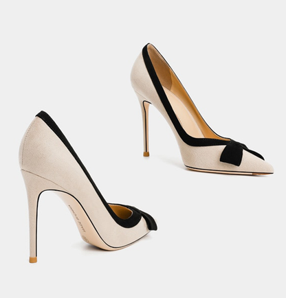 Funki Findz | Shoes | Women's Luxury Leather Bow Knot Stilettos