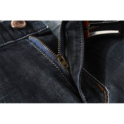 Funki Findz | Shorts | Men's Casual Denim Shorts | Slim Fit Stretch