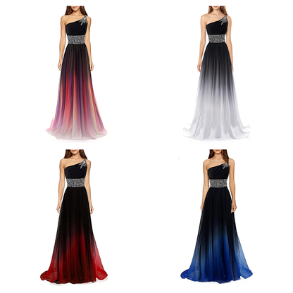 Funki Findz | Dresses | Women's Long Chiffon Evening Dress