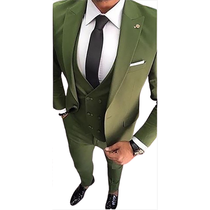 Funki Findz | Suits | Men's Formal Wedding Attire | 3 Pcs Slim Fit