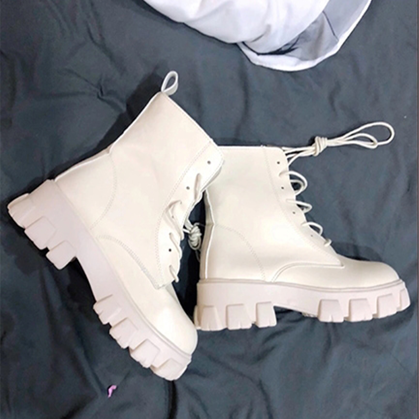 Funki Findz | Boots | Women's Lace-up Chunky Combat Boots