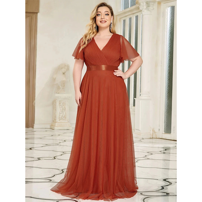 Funki Findz | Dresses | Women's Plus Size Long Evening Dress