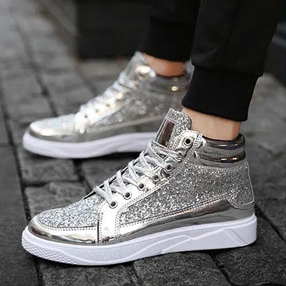 Funki Findz | Boots | Men's Women's Bling Lace Up Sneakers