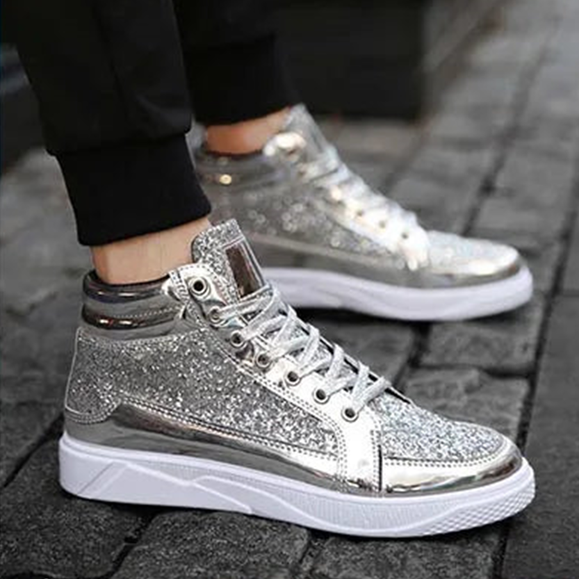 Funki Findz | Boots | Men's Women's Bling Lace Up Sneakers