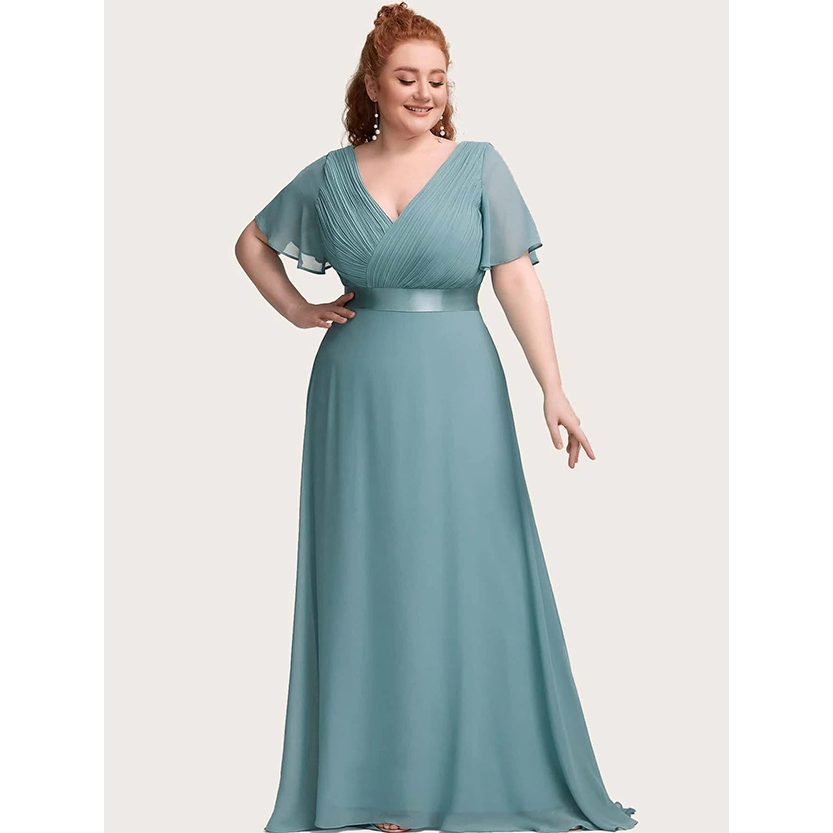 Funki Findz | Dresses | Women's Elegant Chiffon Evening Dress