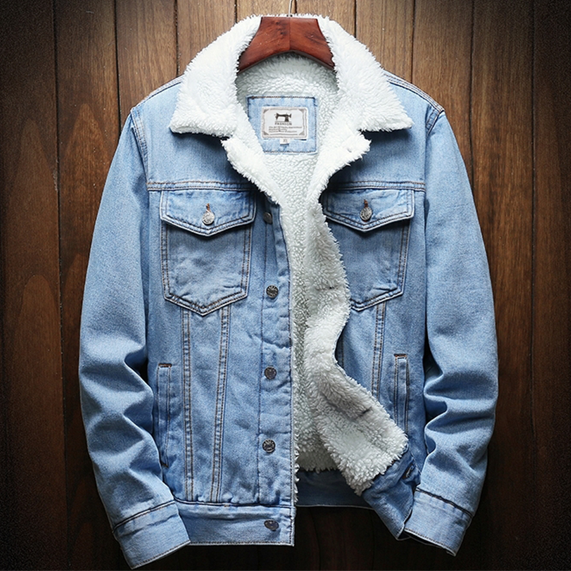 Funki Findz | Jackets | Men's Warm Denim and Sherpa Jackets