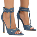 Funki Findz | Shoes | Women's Super High Zipper Strap Sandals