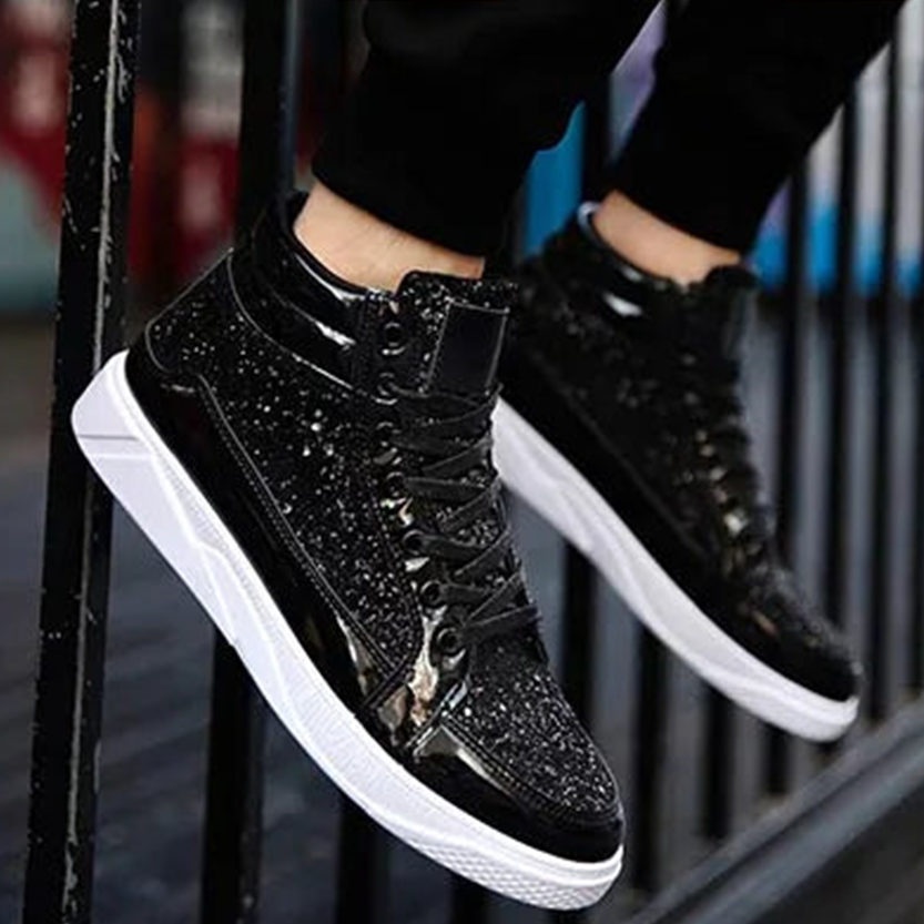 Funki Findz | Boots | Men's Women's Bling Lace Up Sneakers