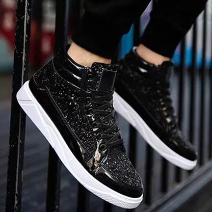 Funki Findz | Boots | Men's Women's Bling Lace Up Sneakers