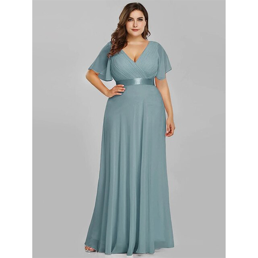 Funki Findz | Dresses | Women's Elegant Chiffon Evening Dress
