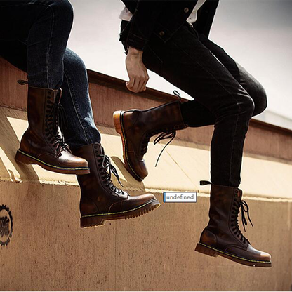 Funki Findz | Boots | Men's Gothic Punk High-Top Combat Boots