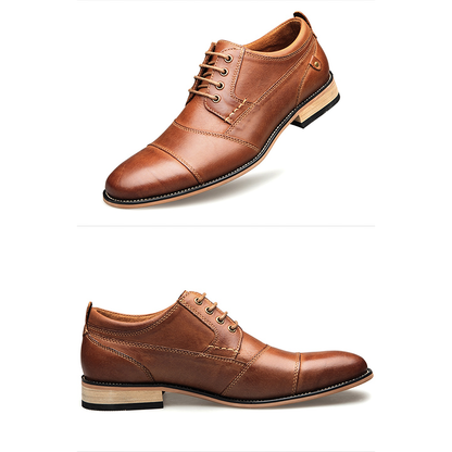 Funki Findz | Shoes | Men's Genuine Leather Derby Dress Shoes