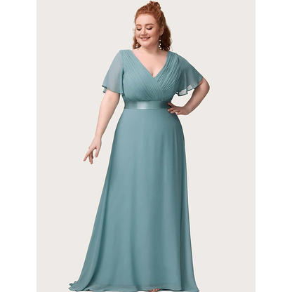 Funki Findz | Dresses | Women's Elegant Chiffon Evening Dress