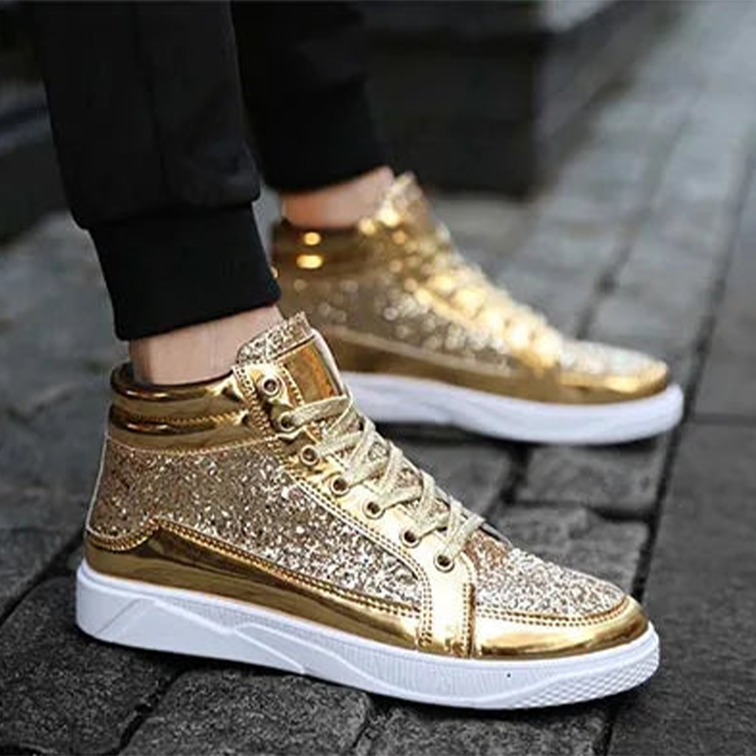 Funki Findz | Boots | Men's Women's Bling Lace Up Sneakers