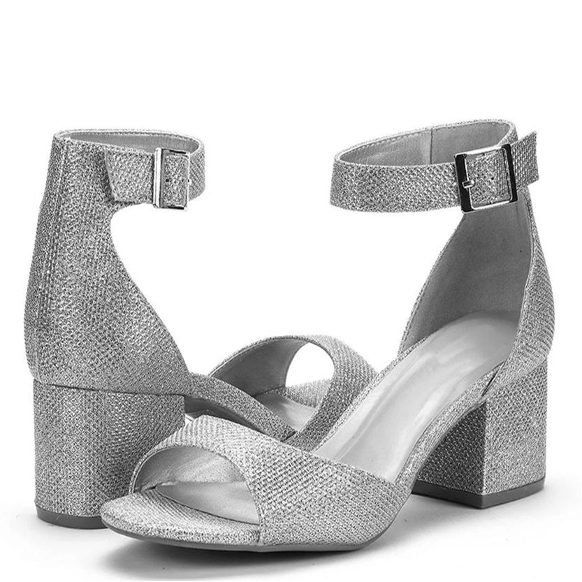 Funki Findz | Shoes | Women's Shimmery Gold Silver Sandals