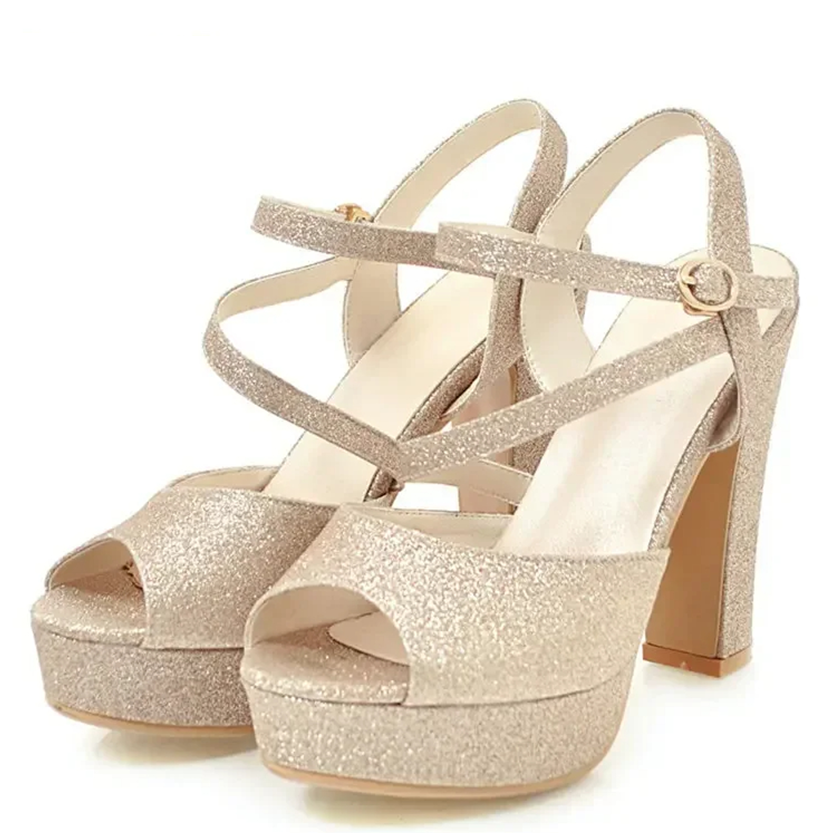 Funki Findz | Shoes | Women's Elegant Party Platform Sandals