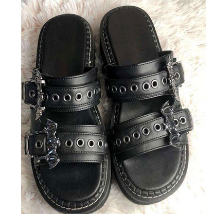 Funki Findz | Shoes | Women's Gothic Platform Wedge Sandals