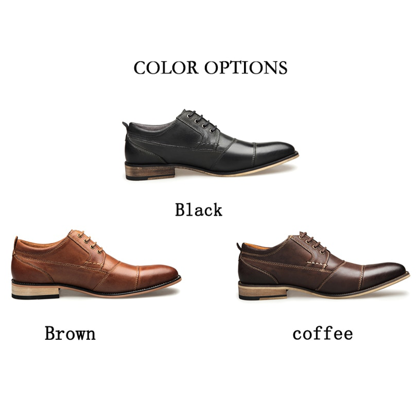 Funki Findz | Shoes | Men's Genuine Leather Derby Dress Shoes