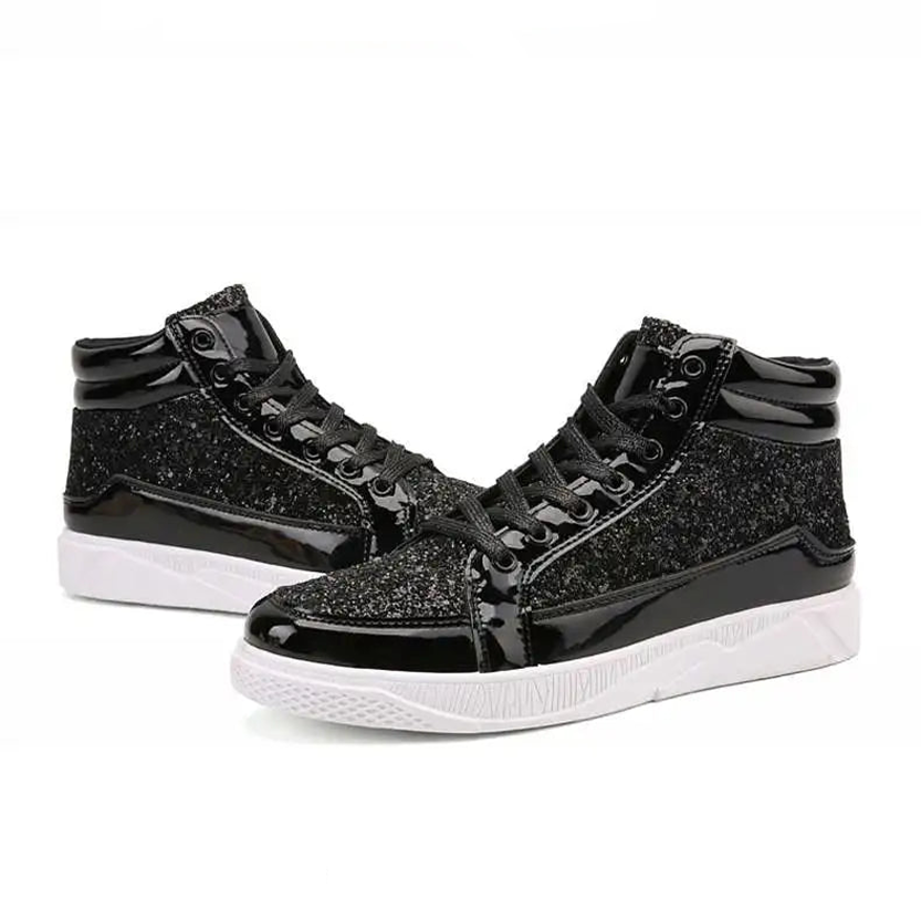 Funki Findz | Boots | Men's Women's Bling Lace Up Sneakers