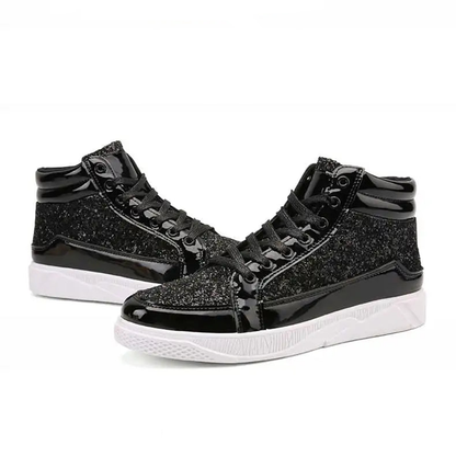 Funki Findz | Boots | Men's Women's Bling Lace Up Sneakers