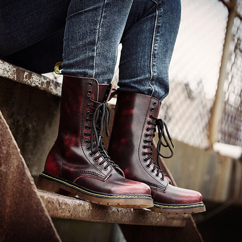 Funki Findz | Boots | Men's Gothic Punk High-Top Combat Boots