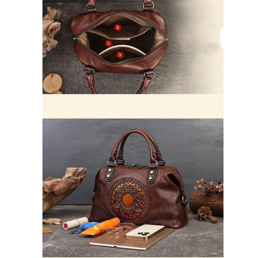 Funki Findz | Bags | Handbags | Women's Boho Leather Tote Bag