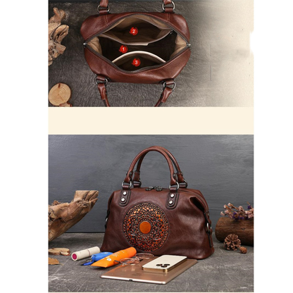 Funki Findz | Bags | Handbags | Women's Boho Leather Tote Bag