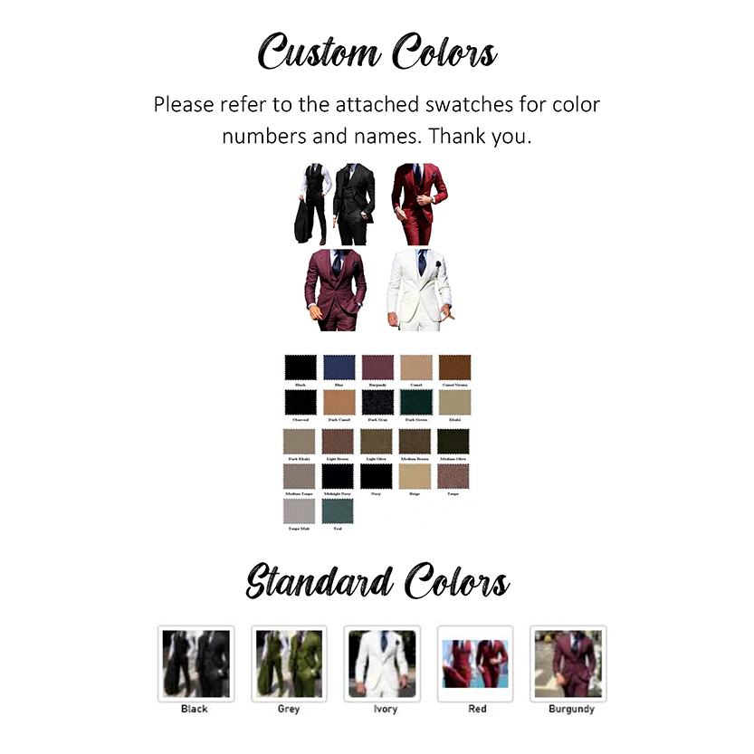 Funki Findz | Suits | Men's 3 Pcs Slim Fit Formal Wedding Suits