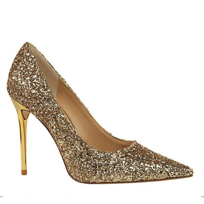 Funki Findz | Shoes | Women's High Heel Glitter Prom Pumps