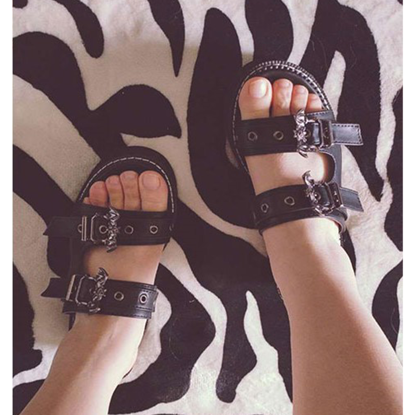 Funki Findz | Shoes | Women's Gothic Platform Wedge Sandals