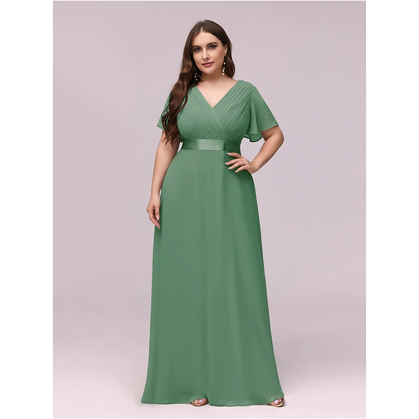 Funki Findz | Dresses | Women's Elegant Chiffon Evening Dress