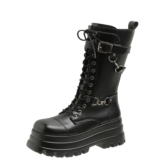 Funki Findz | Boots | Women's Gothic Punk Retro Biker Boots