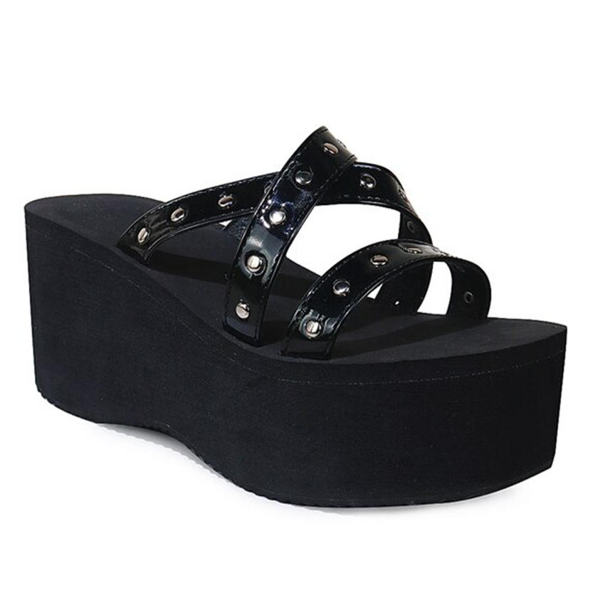 Funki Findz | Shoes | Women's Gothic Platform Wedge Sandals