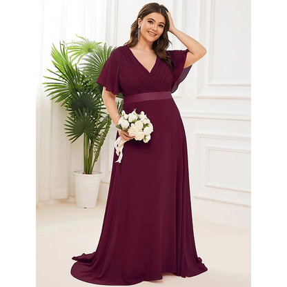 Funki Findz | Dresses | Women's Elegant Chiffon Evening Dress