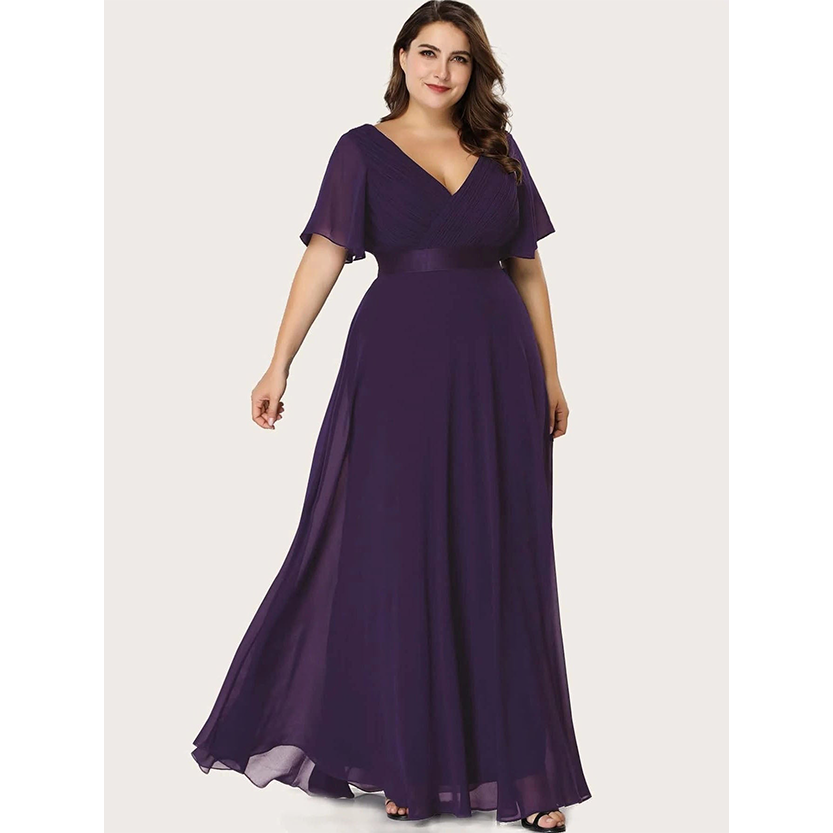Funki Findz | Dresses | Women's Elegant Chiffon Evening Dress