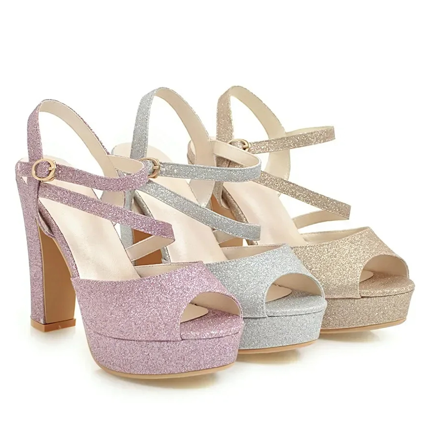 Funki Findz | Shoes | Women's Elegant Party Platform Sandals