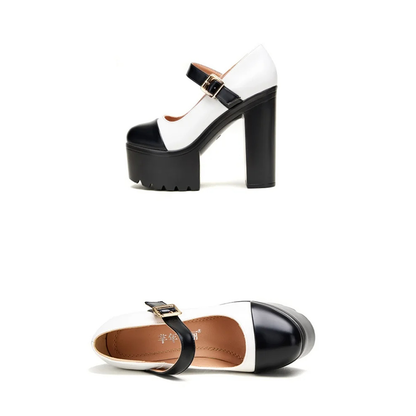 Funki Findz | Shoes | Women's Two Toned Platform Mary Janes