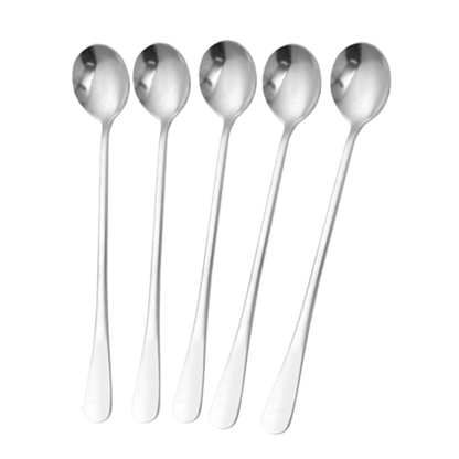 Funki Findz | Spoons | Stainless Steel Long Coffee Spoons 6Pcs