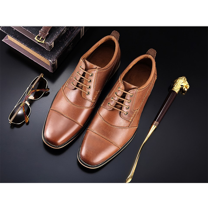 Funki Findz | Shoes | Men's Genuine Leather Derby Dress Shoes