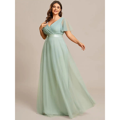 Funki Findz | Dresses | Women's Plus Size Long Evening Dress