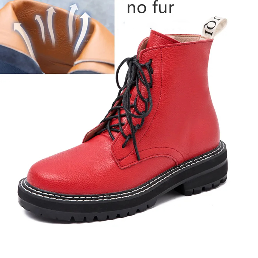 Funki Findz | Boots | Women's Real Leather Lace Up Ankle Boots