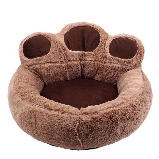 Funki Findz | Pet Beds | Cute Fluffy Paw Shaped Dog Cat Beds