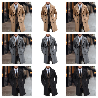Funki Findz | Jackets | Men's Large Button Business Overcoat