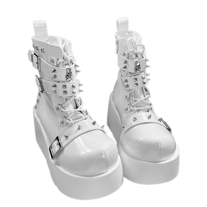Funki Findz | Boots | Women's Gothic Platform Wedge Boots