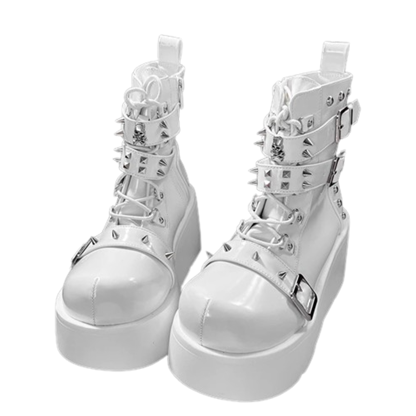 Funki Findz | Boots | Women's Gothic Platform Wedge Boots