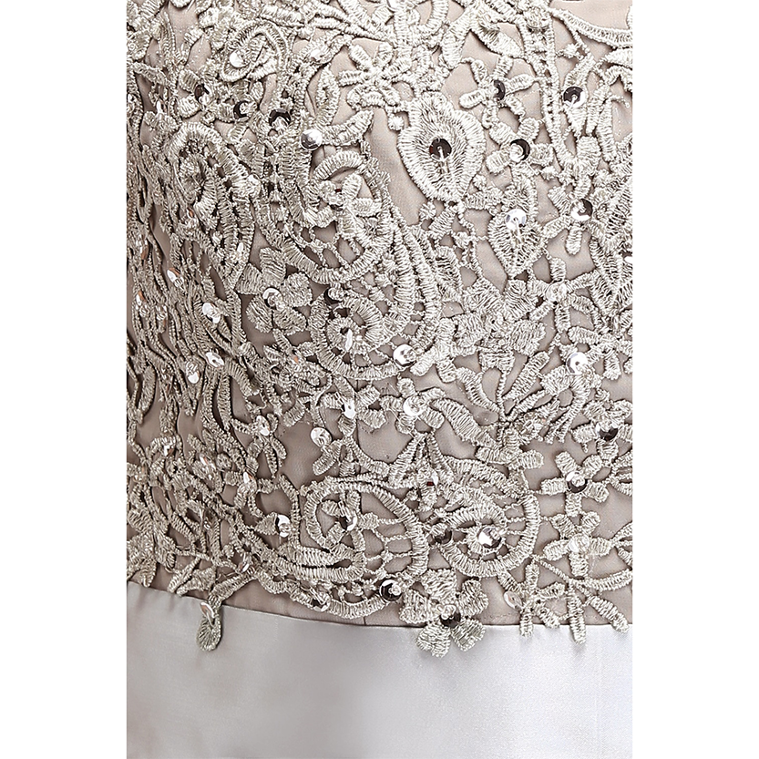 Funki Findz | Dresses | Women's Long Chiffon Satin Lace Dress