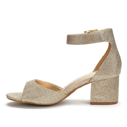 Funki Findz | Shoes | Women's Shimmery Gold Silver Sandals