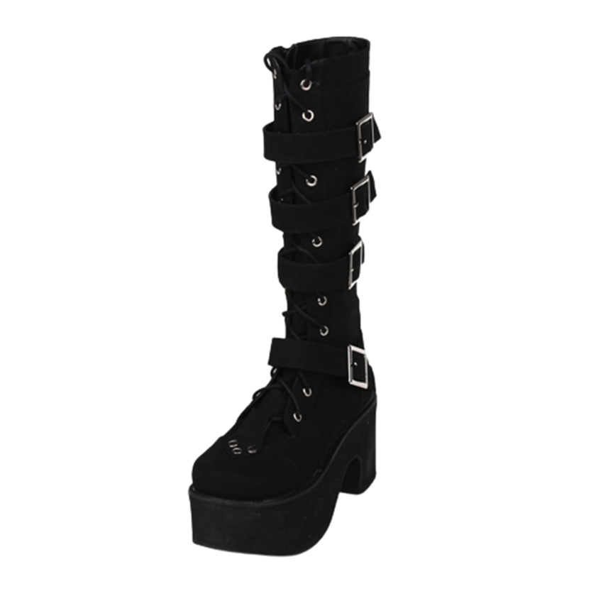 Funki Findz | Boots | Women's Japanese Gothic Platform Boots
