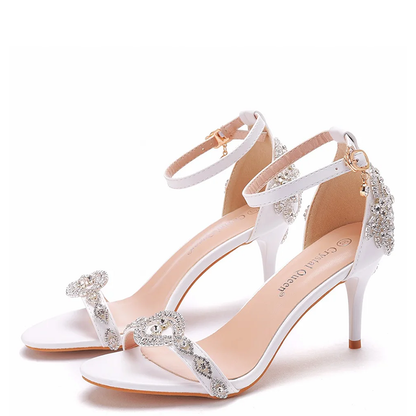 Funki Findz | Shoes | Women's Sweet Low Heel Beaded Sandals