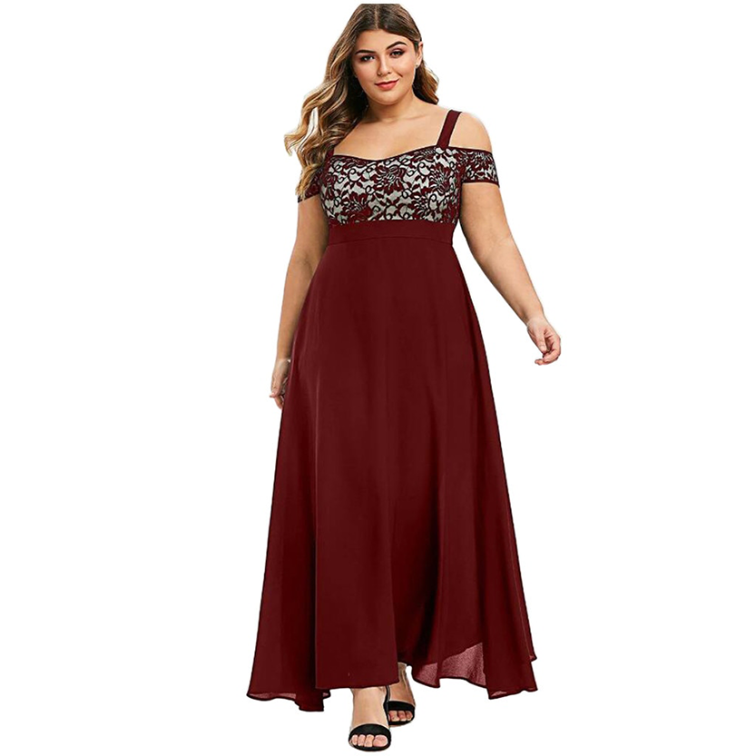 Funki Findz | Dresses | Women's Elegant Plus Evening Dress
